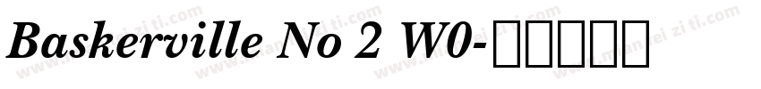 Baskerville No 2 W0字体转换